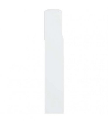 vidaXL Headboard Cabinet White 220x19x103.5 cm — Size: 220 x 19 x 103.5 cm