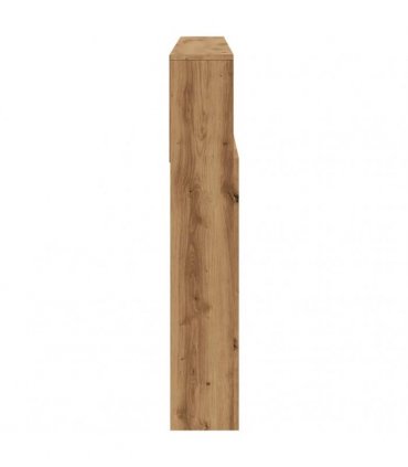 vidaXL Headboard Cabinet Artisan Oak 180x19x103.5 cm Engineered Wood — Size: 180 x 19 x 103.5 cm
