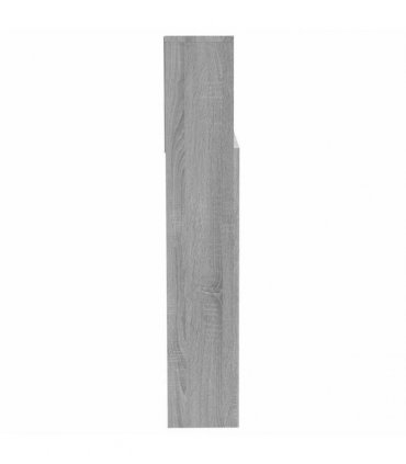 vidaXL Headboard Cabinet Grey Sonoma 200x19x103.5 cm — Size: 200 x 19 x 103.5 cm