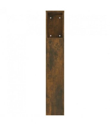 vidaXL Headboard Cabinet | Smoked Oak | Engineered wood | Standard — Size: 180 cm