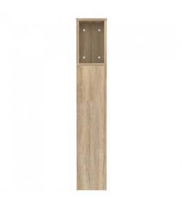 vidaXL Headboard Cabinet Sonoma Oak 120x18.5x102.5 cm — Size: 120 cm