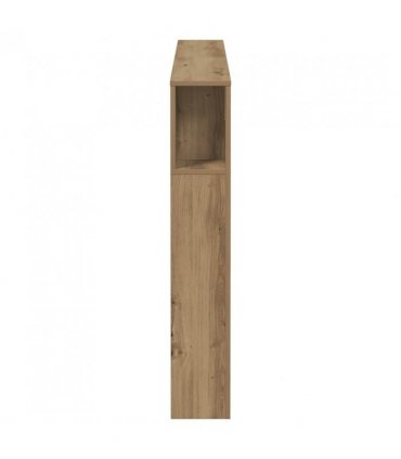vidaXL Headboard Cabinet Artisan Oak 140x18.5x102.5 cm Engineered Wood — Size: 140 cm