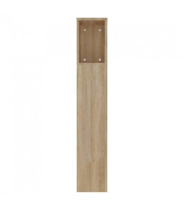 vidaXL Headboard Cabinet Sonoma Oak 220x18.5x104.5 cm — Size: 220 cm