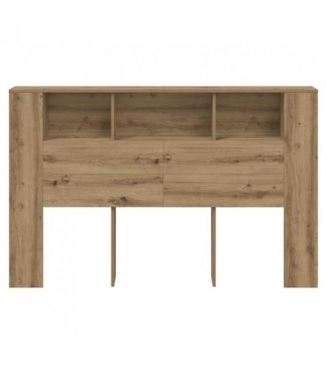 vidaXL Headboard Cabinet Artisan Oak 160x18.5x103.5 cm Engineered Wood — Size: 160 cm