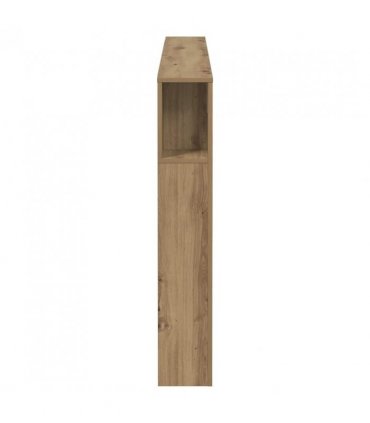 vidaXL Headboard Cabinet Artisan Oak 160x18.5x103.5 cm Engineered Wood — Size: 160 cm