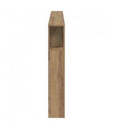 vidaXL Headboard Cabinet Artisian Oak 180x18.5x102.5 cm Engineered Wood — Size: 180 cm