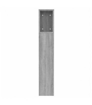 vidaXL Headboard Cabinet | Grey sonoma | Engineered wood | 120 cm