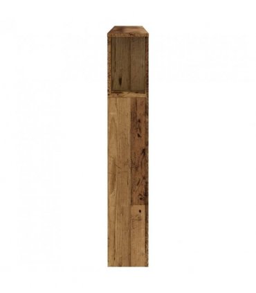 vidaXL Headboard Cabinet Old Wood 160x18.5x103.5 cm Engineered Wood — Size: 160 cm