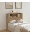 vidaXL Headboard Cabinet Artisan Oak 120x19x104.5 cm Engineered Wood — Size: 120 cm