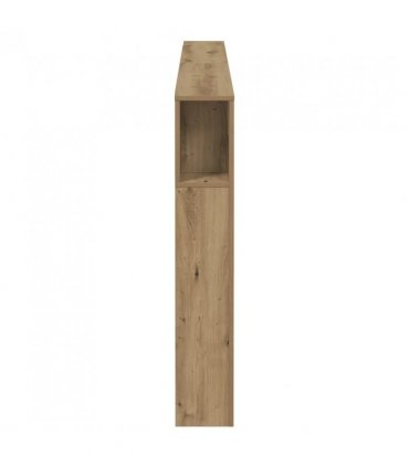 vidaXL Headboard Cabinet Artisian Oak 200x18.5x102.5 cm Engineered Wood — Size: 200 cm