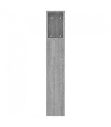 vidaXL Headboard Cabinet | Grey sonoma | Engineered wood | Large — Size: 220 cm