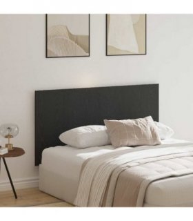 vidaXL Bed Headboard Black Oak 160 x 1.5 x 80.5 cm Engineered Wood