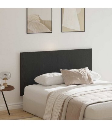 vidaXL Bed Headboard Black Oak 160 x 1.5 x 80.5 cm Engineered Wood