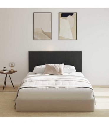 vidaXL Bed Headboard Black Oak 160 x 1.5 x 80.5 cm Engineered Wood