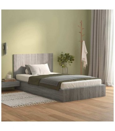 vidaXL Bed Headboard Grey Sonoma 120x1.5x80 cm Engineered Wood
