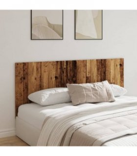 vidaXL Bed Headboard Old Wood 200x1.5x80 cm Engineered Wood