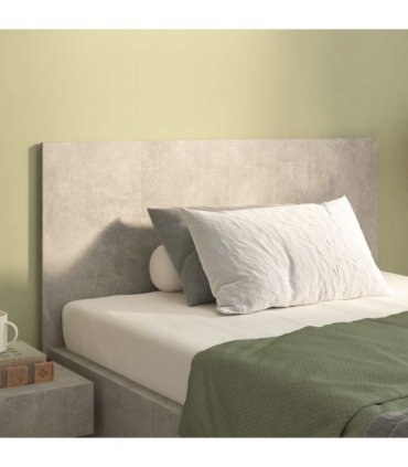vidaXL Bed Headboard Concrete Grey 120x1.5x80 cm Engineered Wood
