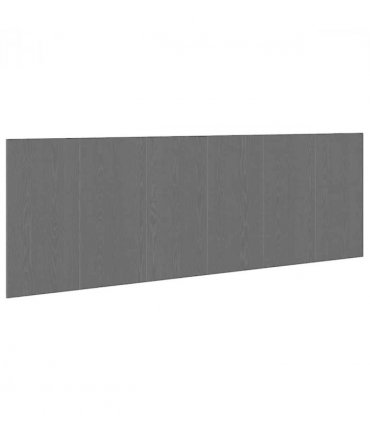 vidaXL Bed Headboard Black Oak 240 x 1.5 x 80.5 cm Engineered Wood