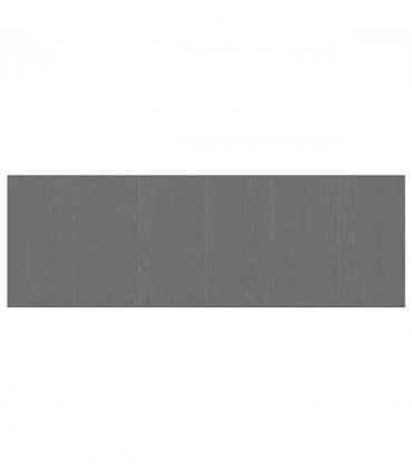 vidaXL Bed Headboard Black Oak 240 x 1.5 x 80.5 cm Engineered Wood
