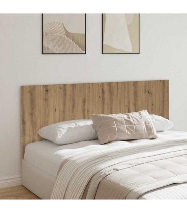 vidaXL Bed Headboard Artisan Oak 200x1.5x80 cm Engineered Wood