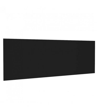 vidaXL Wall Headboard | Black | Engineered Wood | 240 cm x 1.5 cm x 80 cm