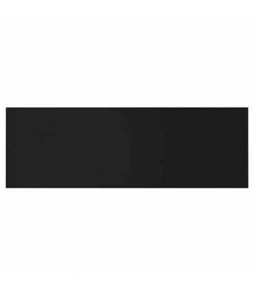 vidaXL Wall Headboard | Black | Engineered Wood | 240 cm x 1.5 cm x 80 cm