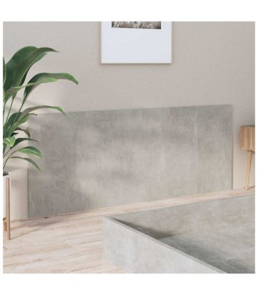 vidaXL Bed Headboard Concrete Grey 200x1.5x80 cm Engineered Wood