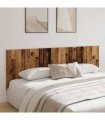 vidaXL Wall Headboard Old Wood 240x1.5x80 cm Engineered Wood