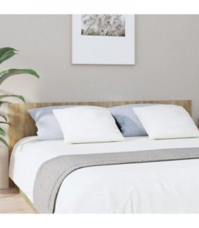 vidaXL Bed Headboard Sonoma Oak 200x1.5x80 cm Engineered Wood