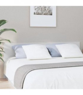 vidaXL Bed Headboard White 200x1.5x80 cm Engineered Wood