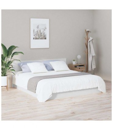 vidaXL Bed Headboard White 200x1.5x80 cm Engineered Wood