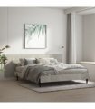 vidaXL Wall Headboard | Concrete Grey | Engineered Wood | 240 x 1.5 x 80 cm