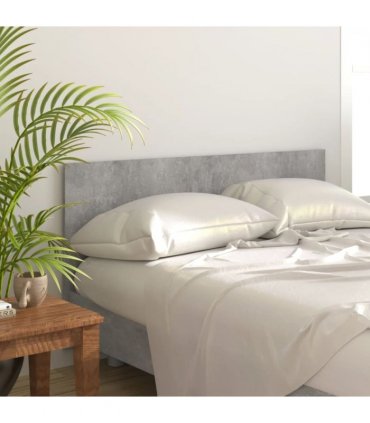 vidaXL Bed Headboard Concrete Grey 160x1.5x80 cm Engineered Wood
