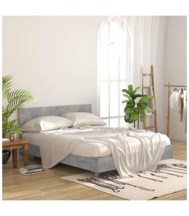 vidaXL Bed Headboard Concrete Grey 160x1.5x80 cm Engineered Wood