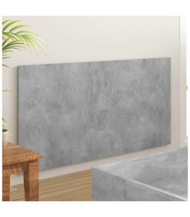 vidaXL Bed Headboard Concrete Grey 160x1.5x80 cm Engineered Wood