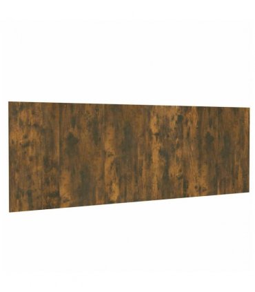 vidaXL Wall Headboard | Smoked oak | Engineered wood | 240 cm x 1.5 cm x 80 cm