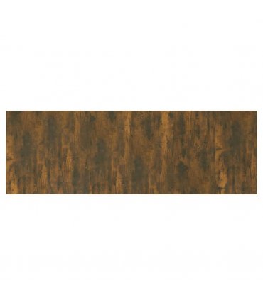 vidaXL Wall Headboard | Smoked oak | Engineered wood | 240 cm x 1.5 cm x 80 cm