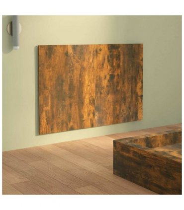 vidaXL Bed Headboard Smoked Oak 120x1.5x80 cm Engineered Wood