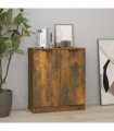 vidaXL Sideboard Smoked Oak 60x30x70 cm Engineered Wood