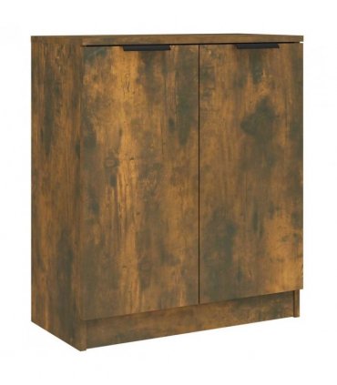 vidaXL Sideboard Smoked Oak 60x30x70 cm Engineered Wood