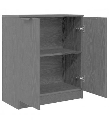 vidaXL Sideboard Black Oak 60 x 30 x 70 cm Engineered Wood