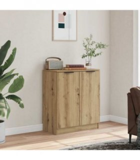 vidaXL Sideboard Artisian Oak 60x30x70 cm Engineered Wood — Colour: artisan oak