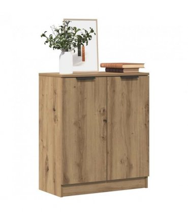 vidaXL Sideboard Artisian Oak 60x30x70 cm Engineered Wood — Colour: artisan oak