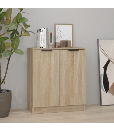 vidaXL Sideboard Sonoma Oak 60x30x70 cm Engineered Wood