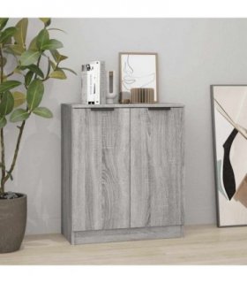 vidaXL Sideboard Grey Sonoma 60x30x70 cm Engineered Wood