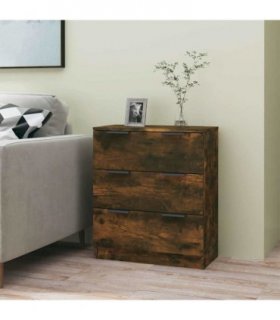 vidaXL Sideboard Smoked Oak 60x30x70 cm Engineered Wood — V0672029940