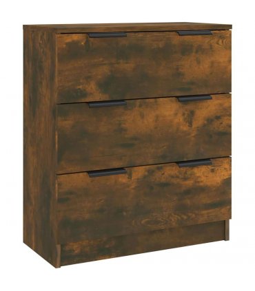 vidaXL Sideboard Smoked Oak 60x30x70 cm Engineered Wood — V0672029940