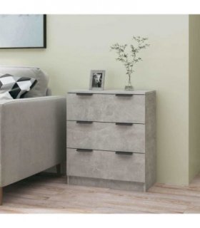 vidaXL Sideboard Concrete Grey 60x30x70 cm Engineered Wood — V0672029941