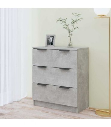 vidaXL Sideboard Concrete Grey 60x30x70 cm Engineered Wood — V0672029941