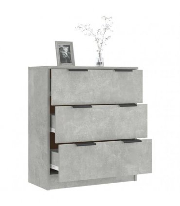 vidaXL Sideboard Concrete Grey 60x30x70 cm Engineered Wood — V0672029941